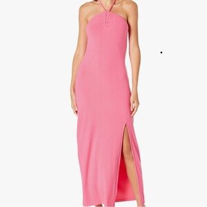 Brand new pink halter style dress